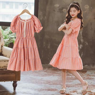 China Anti-wrinkle summer performance kids clothes girl dresses summer clothes girls 12 years old dress for sale