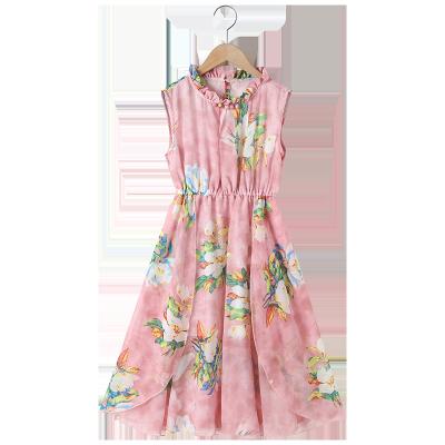 China Anti-wrinkle floral school kids dresses girls' dresses clothes for teenage girls dress for summer shorts for sale