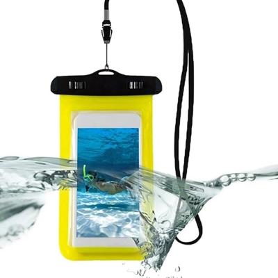 China Cheap Waterproof PVC Mobile Phone Bag Frames Mobile Phone Filter Bag Waterproof Phone Bag For Promotional Gift for sale