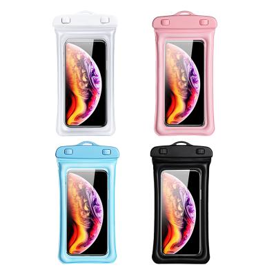 China China Suppliers PVC Water Resistant Cell Phone Cover Waterproof Bag Contact Mobile Phone Swimming Waterproof Bags for sale