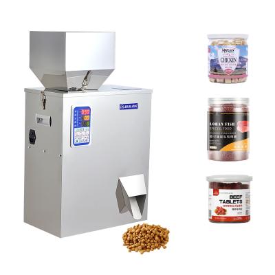 China Automatic Food Pet Food Filling Machine Granule Beef Cubes Fertilizer Powder Filling Machine for sale