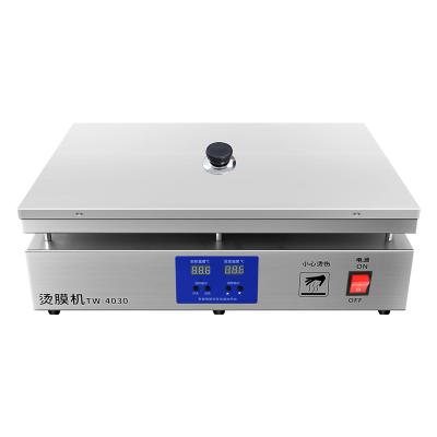 China Food Film Ironing Machine Manual Gift Box Wrapping Heat Sealing Film Ironing Machine for sale