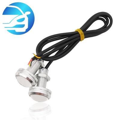 China High Power 6SMD Eagle Eye LED 33mm Amber Daytime Running Daytime Running Tail Light L33mm*W22mm Amber Switchback 12V DRL White Fog Lamp Car for sale