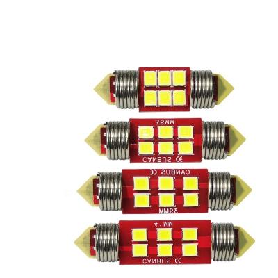 China 31 36 39 41mm 2835 6SMD Canbus Bulb Festoon Number Plate Interior Reading Light C5W LED L41mm*W10mm for sale