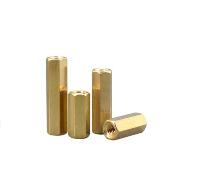 China Custom Brass Hexagonal Standoffs Female Thread Hex Standoffs For Electronics for sale