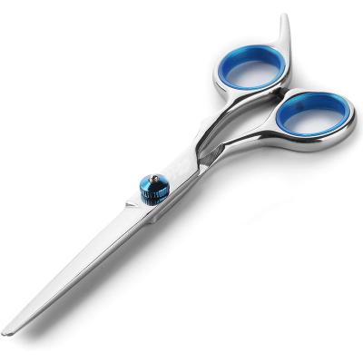 China Unique Straight Thinning Scissors Stainless Steel Women Men Scissors For Long Short Thick Hard Soft Hair With Trim Ring Hair Clippers for sale