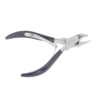 China For the nail. Long Jaw Nipper For Salon Beauty Tools Cuticle Nipper Stainless Skin Nipper Hard High Quality Black Steel Cuticle Nail Nipper for sale