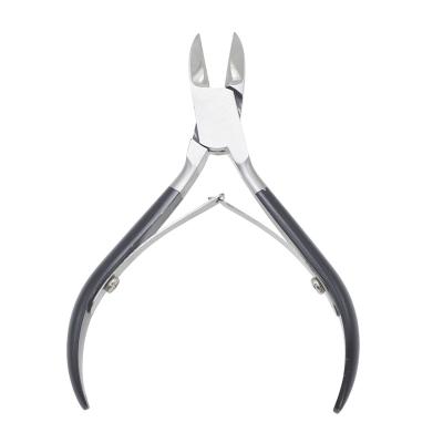 China Hot Selling Stainless Steel Sharp Head Scissors Right Handed Nail Pliers For Toenails and Toenails for sale