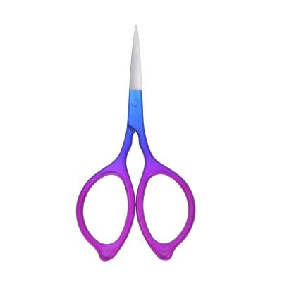 China Titanic Rainbow Nose Scissors Good Quality Professional Beauty Scissors Right Handed Euro Scissors Cuticle Scissors for sale