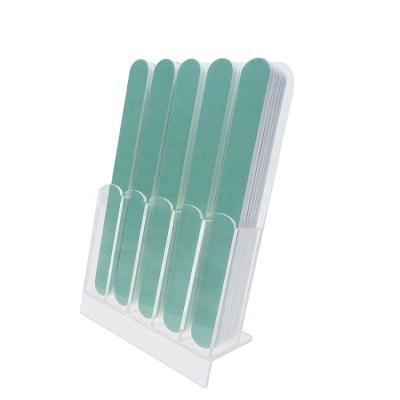 China For nail polishing 320/4000 grade double sides menhaden flash pad Korea green EVA Shiner Nail Shiner 2 step for salon beauty for sale