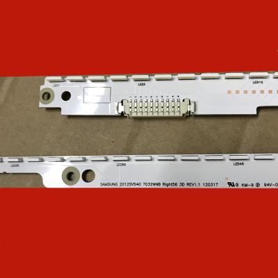 China Use for Samsung 40 inch TV 500mm LED backlight lamp strip 56leds UA40ES6100 TV 2012SVS40 7032NNB RIGHT/LEFT56 10PINS 2pcs for sale