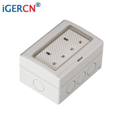 China Security UK Waterproof Wall Switch And Outdoor Waterproof Socket Switch Socket for sale