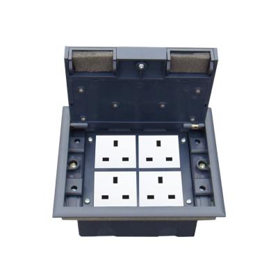 China Office Building Waterproof Electric Raised Floor Box Systems Under Floor Cost Effective Concealed Flush Outlet Box Type for sale