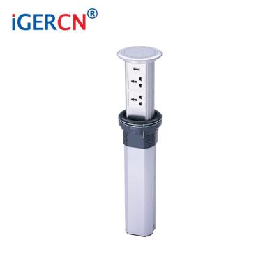 China Universal and Multiple Industrial Kitchen Socket With 2.1A USB Domotical Sound Socket Auto Socket for sale