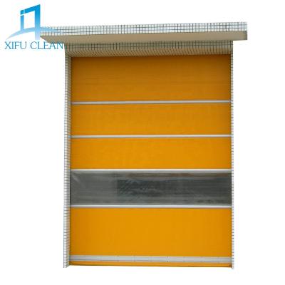 China PVC Curtain Windproof High Speed ​​Roll Up Door Factory Direct Sale for sale