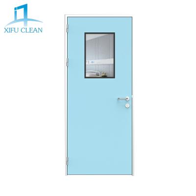 China Durable Special Powder Coat Hospital ICU Single Door for sale