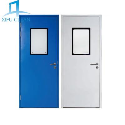 China Mass Production Traditional Hospital Medical Door Single Swing Door for sale