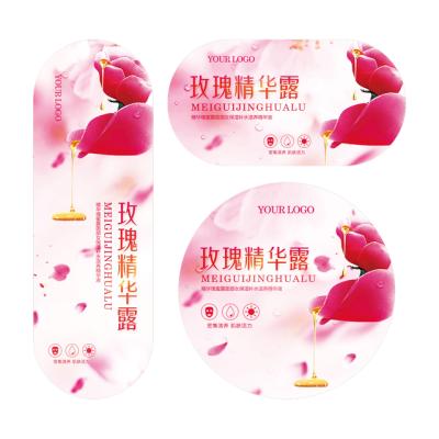 China Waterproof Custom OEM ODM Logo Print Cheap Product Adhesive Brand Stickers for sale