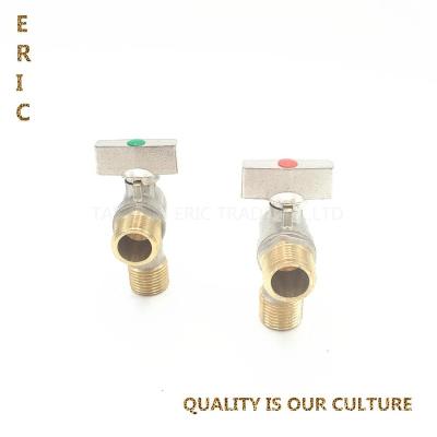 China Brass forged male thread sanitary brass angle valve take care alibaba europe taizhou zhejiang trade bathroom accessories faucet parts for sale