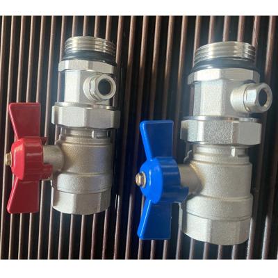 China China Water Modern Underfloor Heating Manifold Mini Brass Ball Valve for sale