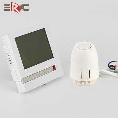 China Modern Electronic Smart Thermostat to Control Floor Heating Room Thermostat with Large LCD Display for Hotel for sale