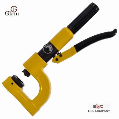 China Eric Portable Hydraulic Mild Steel Strapping Punch Hole Making Tools Cable Cover Hole Punch Down Tools for sale