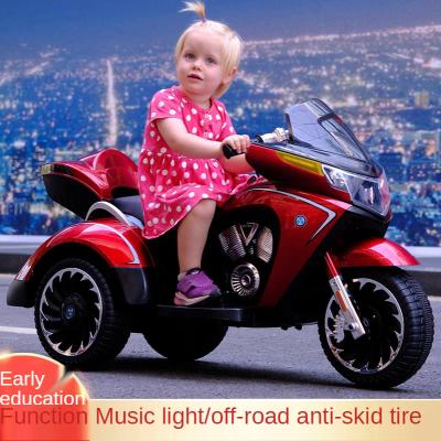 China Ride On New Cool Toy Motorcycle Family e Toy Boy's Electric Children's Car Neutral Drive Double One Month Paint YellowNuevo estilo de motocicl for sale