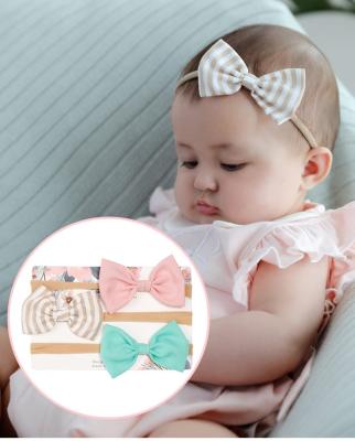 China OUYE 3pcs/set European and American Headwear Seamless Headband New Baby Children's Hair Accessories Set Baby Cute Cute Headband Bow for sale