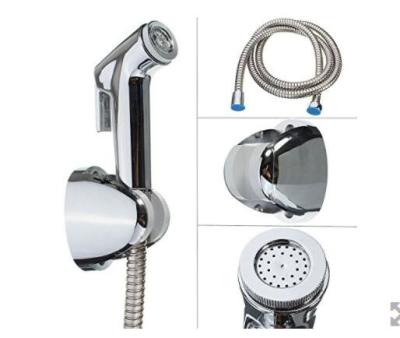 China China Ningbo Factory Hand Held Bidet Sprayer Adapter Kit Sprayer Shower Head Wall Bracket Set ABS sthattaf set with hose for sale