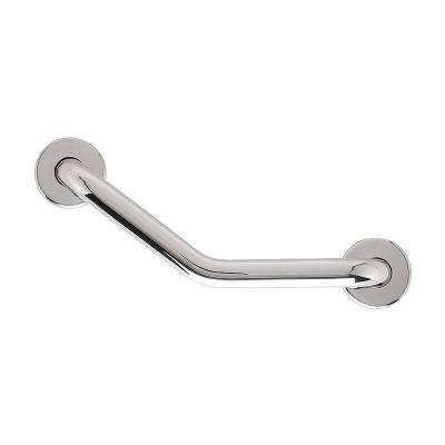 China High Quality Polished Steel Washroom Toilet Suction Grab Bar Bathroom Safety Handle for sale