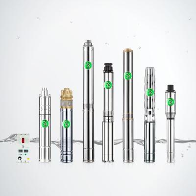 中国 Borewell pumps cheap irrigation and agriculture agriculture 4 inch 10hp 7.5kw vertical deep well submersible pump 販売のため