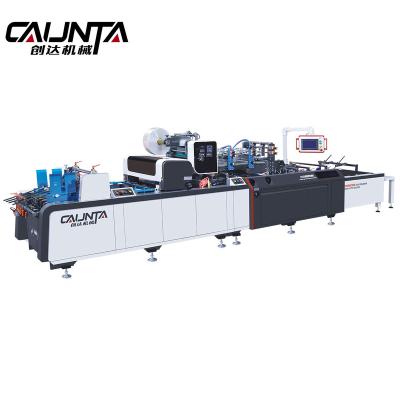 China TC-880 Full Automatic Printing Shops Window Gluing Machine With Creasing For Package Paper Box for sale