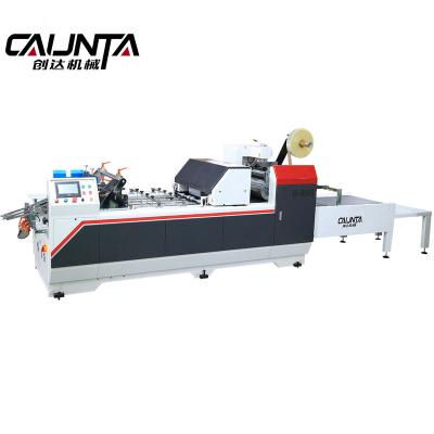 China food & Full Automatic Beverage Plant G-650S High-speed PVC Film Window Pasting Machine for sale