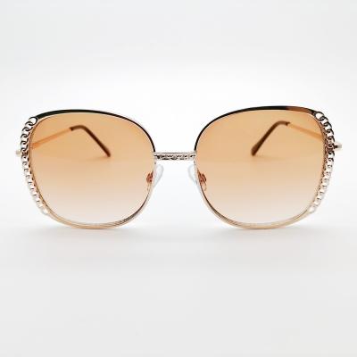 China Fashion sunglasses factory sale hot sunglasses ladies frame retro stainless steel metal sunglasses sunglasses for sale