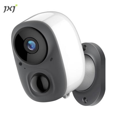 China JXJ Shape Wifi Small Shape Vehicle IP Detection Outdoor Waterproof CCTV Network Human Motion Tracking Built-in Magnet Smart PIR Motion Detection Camera for sale