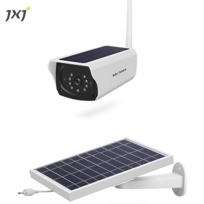 China NIGHT VISION JXJ CMOS 2MP TUYA PIR OTA IP CCTV 2.4G 18650 Battery Network Webcam Motion Sensor with Solar Security Camera System Radio for sale