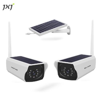 China JXJ NIGHT VISION Best Factory Price CCTV AI PIR HD WiFi HMD IP Video Panal Wireless Battery Operated Outdoor Solar Camera for sale