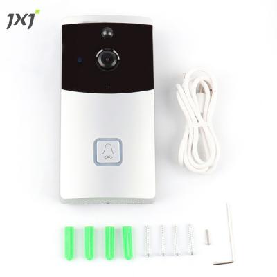 China JXJ 2022 New Trending JXJ 2022 Thin Wireless Model Tuya Wifi Instant Access Video Call Door Bell Mobile Remote Doorbell Camera Wholesale Eu for sale