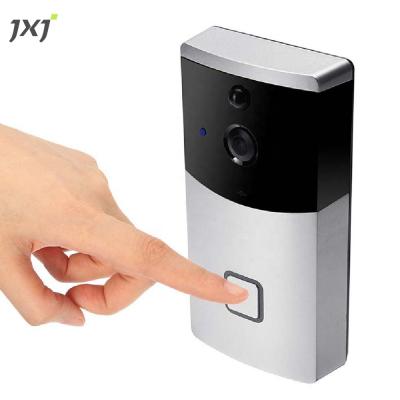 China JXJ 2022 Wholesale Customized Battery Smart Ring Doorbell With Camera Wireless Smallest Low Power Home Use Door Bell Detection FA07 for sale