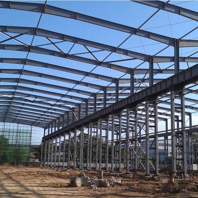 China Customizable Structural Roofing I Beam Light Steel Prefab Structures Building Warehouse Workshop Builders for sale