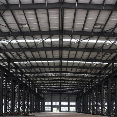 China Cheap Structural Steel Structure Prefab Roofing Workshop Prefab Storage Warehouse Metal Building for sale