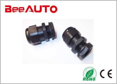 China Black 20mm Cable Gland , Nylon Rubber Ip68 Cable Gland International Standard for sale