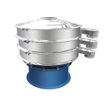 China Medicine Processing Multi-size Carbon Steel / Stainless Steel Circular Shaker Electric Vibrating Sifter for sale