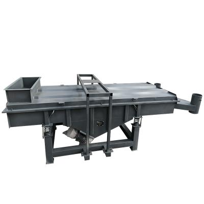 China Laboratory Carbon Steel Stainless Steel Linear Horizontal Vibrating Screen Vibrating Screen Machine for sale