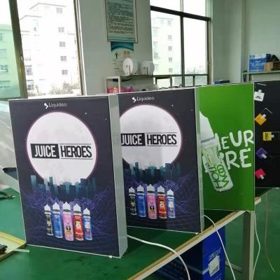 China Customized Led Display 100mm Deep Wall Textile Fabric SEG Indoor Advertising Light Box for sale