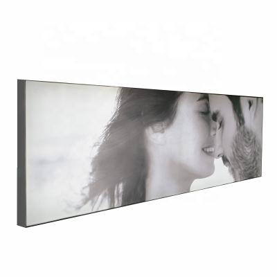 China 100% Graphic Enjoy Photo Background Poster Aluminum Seg Frames Profile Edge Led Light Box Display for sale