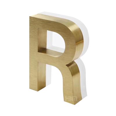 China Office Logo Wall Sign 3D Buildings Backlit LED Indoor Advertising Letter Signage for sale