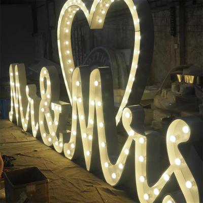 China Advertising Luminous Sign Love Letters Giant Marquee Led Light Up Letters Store Decor Logo Exhibition Club Door Sign Led Light Up Letter Sign for sale