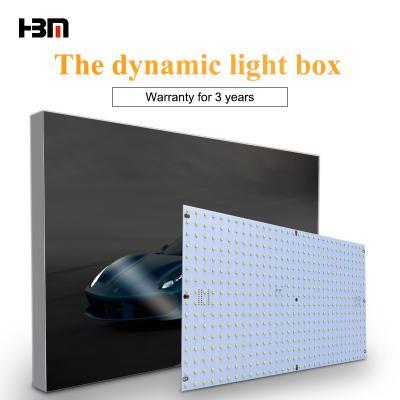 China Floor standing dynamic flashing led lighting advertising exhibition trade show wall lightboxes for sale