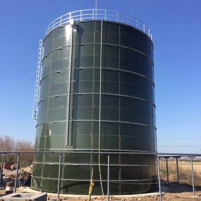 China Heating System Large BSL Water Storage Fireproof Enamel Bolted Steel Tank for sale